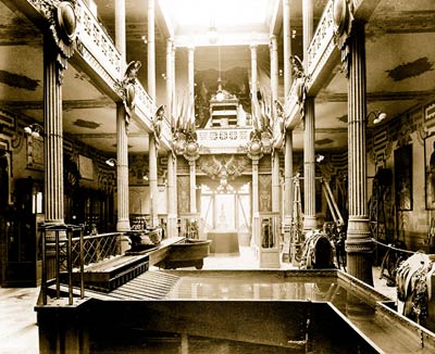Interior view of the Pavilion of Mexico Paris Exposition, 1889