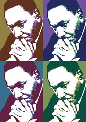 Martin Luther King, Jr. Pop Art