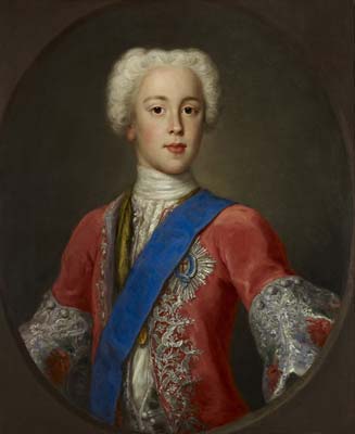 Prince Charles Edward Stuart, 1720 1788. Eldest son of Prince