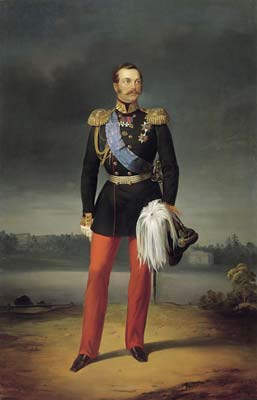 Portrait of Alexander II 1856