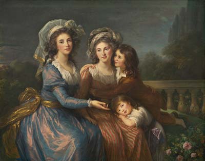 The Marquise de Pezay, and the Marquise de Rouge with Her Sons A
