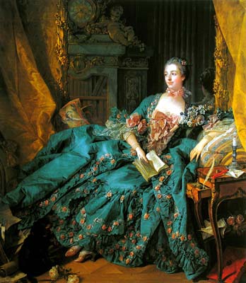 Portrait of madame de pompadour