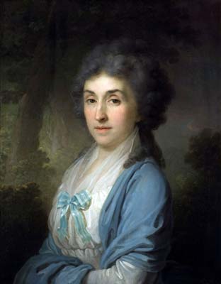 Portrait of ekaterina aleksandrovna novosiltseva