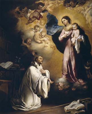 Aparicion de la Virgen a san Bernardo