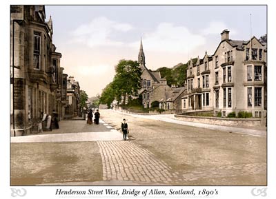 Henderson Street West, Bridge of Allan, Scotland
