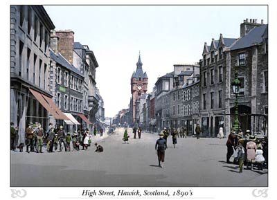 High Street, Hawick, Scotland