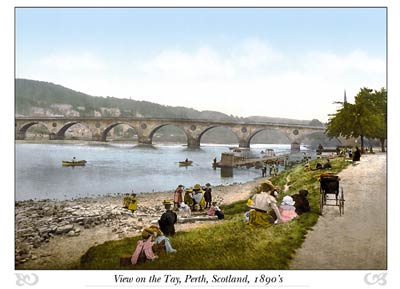 View on the Tay, Perth, Scotland