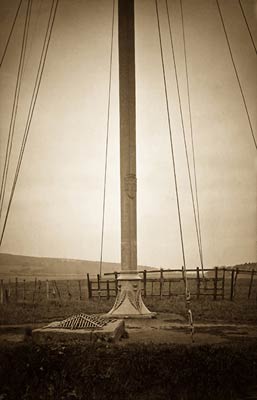 Bannockburn. The Bore Stone, photographed by George Washington W