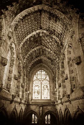 Rosslyn Chapel, Ceiling of Chancel Victorian Britain