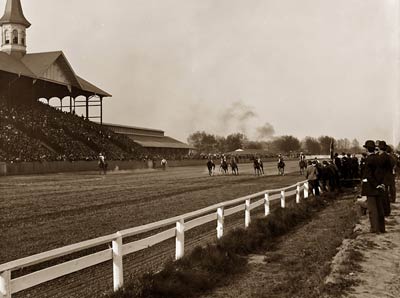Horse Racing Start, Churchill Downs, Louisville Kentucky