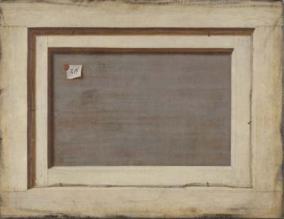 Trompe l'oeil. The Reverse of a Framed Painting