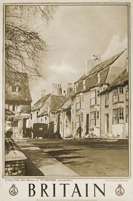 Stamford Lincolnshire England, travel poster