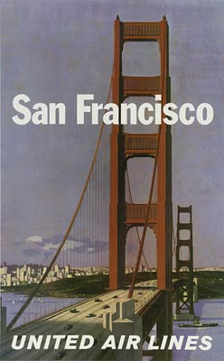 San Francisco Travel Poster.