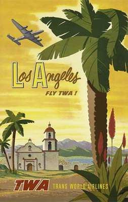 Los Angeles Trans World Airlines poster