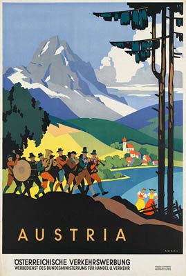 Austria Travel Poster