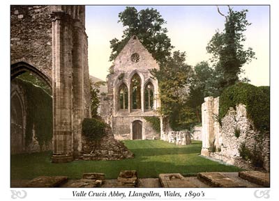 Valle Crucis Abbey Llangollen, Wales
