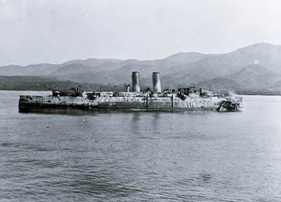Wreck of the Vizcaya Battle of Santiago De Cuba 1898 Naval Warfa