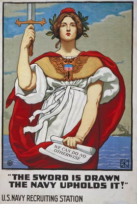 The Sword is Drawn, Navy Liberty World War One Poster