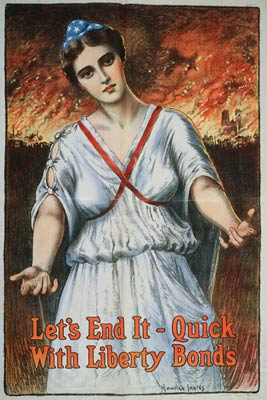 Let's end it - quick, with Liberty Bonds. World War 1 Poster