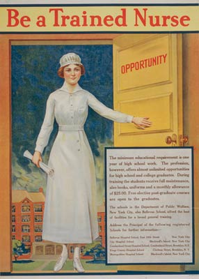 Be a trained nurse - World War I Poster