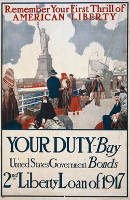 Remember your first thrill of American liberty WWI Poster