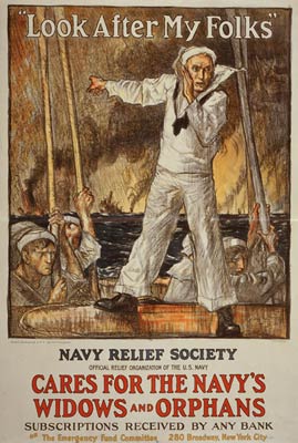 Look after my folksn Navy WWI Poster