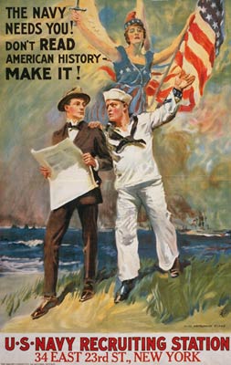 The Navy needs you - World War One Poster