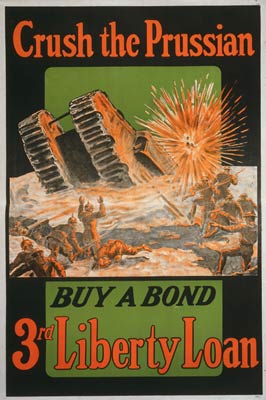 Crush the Prussian - World War I Poster