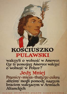 Tadeusz Kosciuszko - Liberty in America - WWI Poster
