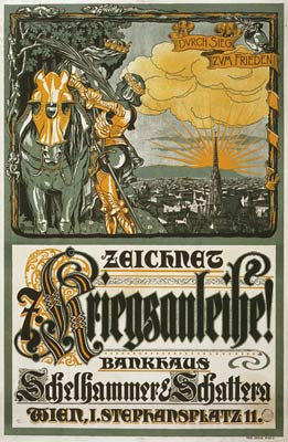 Austrian WWI Poster - Zeichnet Kriegsanleihe!
