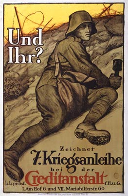 Und Ihr? 7th War Loan Austrian WWI Poster