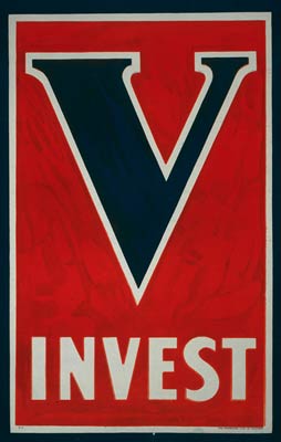 Invest V for Victory War Poster