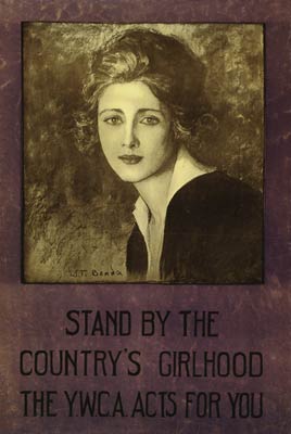 Stand by the country's girlhood World War Poster