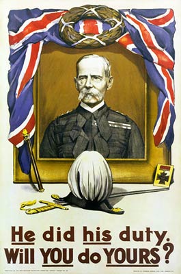 Poster of Lord Kitchener 1916