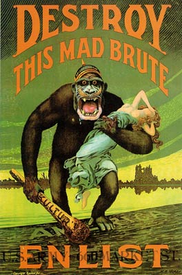 Destroy this Mad Brute Enlist War Poster
