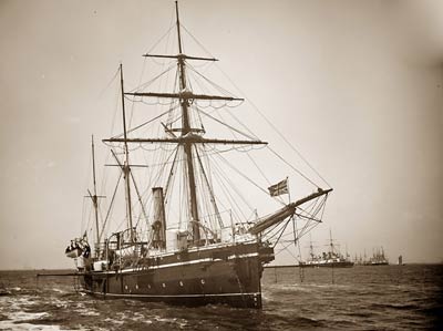 British ship H.M.S. Partridge 1893