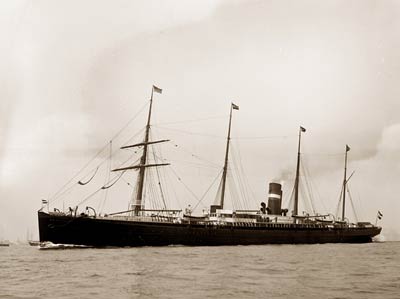 S.S. Maasdam steamship, Holland Amerika Lijn 1891