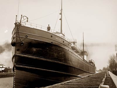 S.S. Matoa Freighter, Cargo Ship 1905