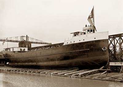 Cargo Ship Benjamen J. Noble Wyandotte, Michigan 1909