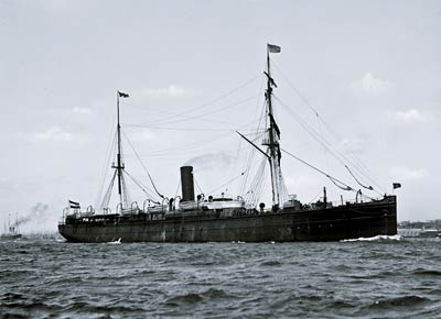 S.S. Suevia steamship early 1890's Hamburg-American Line