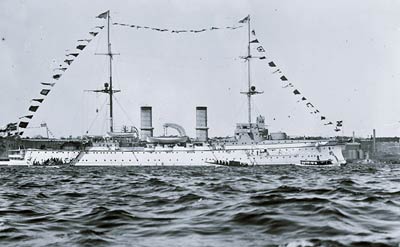 SMS Hertha cruiser for German Imperial Navy