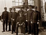 USS Raleigh Captain Joseph Bullock Coghlan, officers, 1898