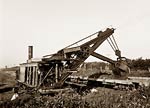 Steam shovel at Cayuga, Illinois. Iron Industry, excavation
