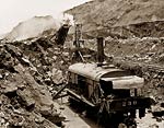 Excavation of the Panama Canal, Steam shovels