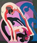 Akrobatenpaar - Plastik Ernst Ludwig Kirchner