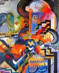 Colored Composition August Macke