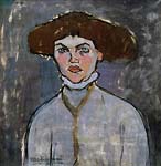 head of a young woman 1908 1