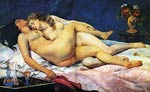 The two girlfriends - Gustave Courbet