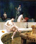 The Harem Bathing Jean-Leon Gerome