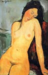 Sitting female Nude Amadeo Modigliani